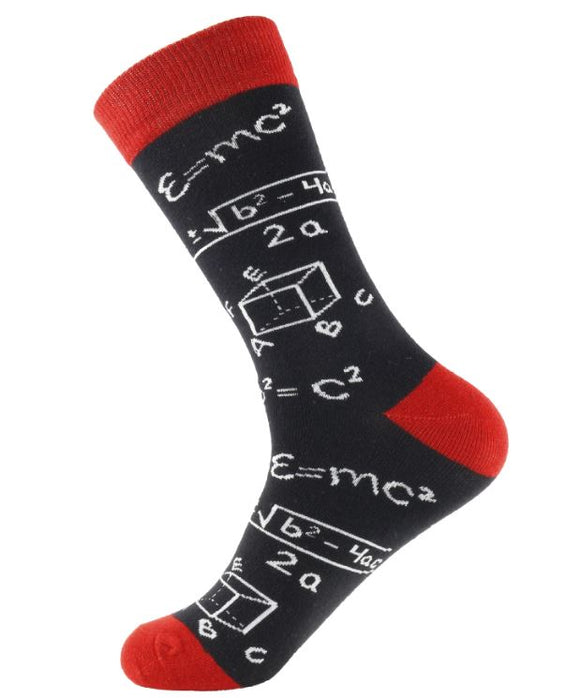 SF300 Black Einstein Algebra Socks - Iris Fashion Jewelry
