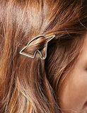 H167 Gold Unicorn Hair Clip - Iris Fashion Jewelry