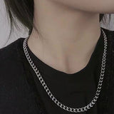 N2050 Silver 20" Chain Necklace - Iris Fashion Jewelry