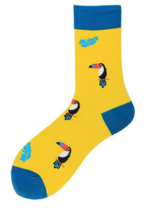 SF341 Yellow Toucan Socks - Iris Fashion Jewelry