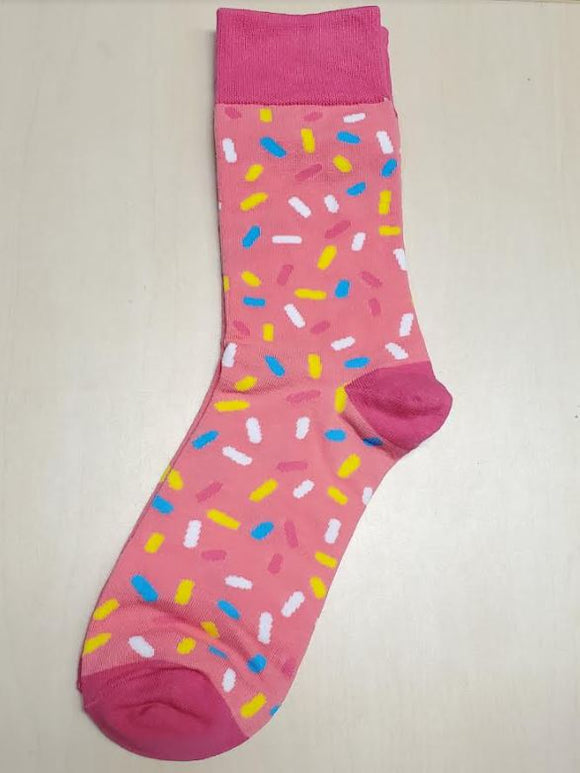 SF43 Pink Sprinkles Socks - Iris Fashion Jewelry
