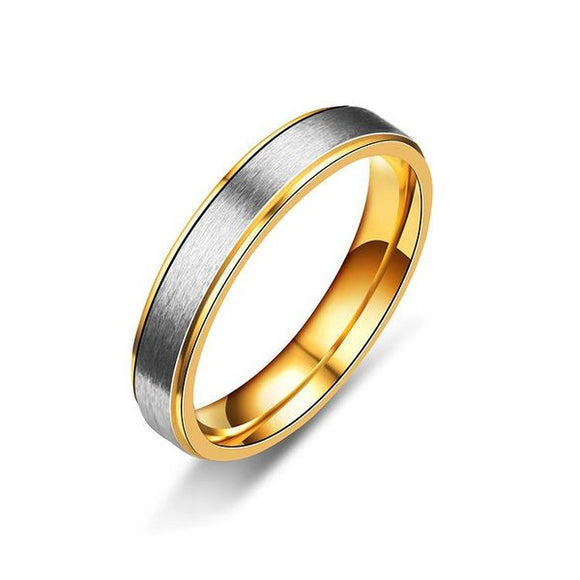 R411 Gold and Silver Ring - Iris Fashion Jewelry
