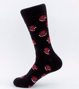 SF155 Black Ice Cream Sandwich Socks - Iris Fashion Jewelry