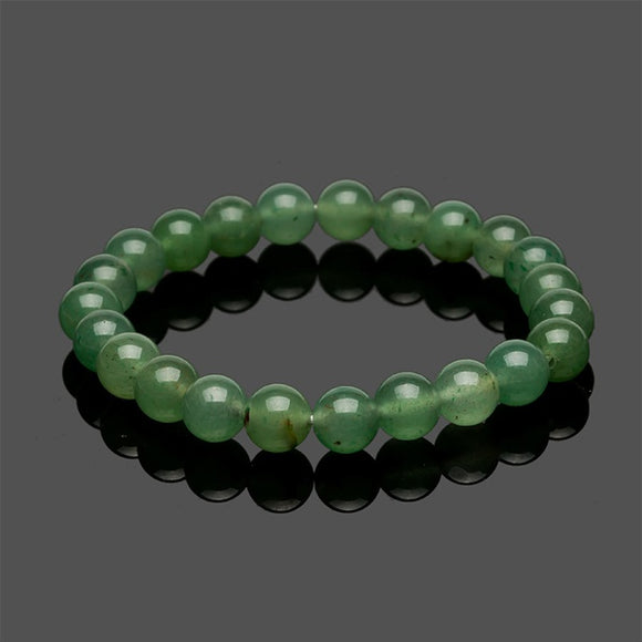 B1217 Sage Green Natural Volcanic Stone Bracelet - Iris Fashion Jewelry