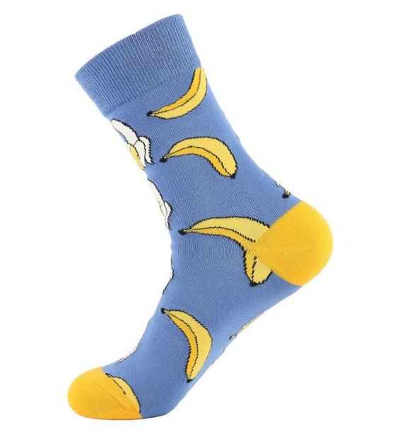 SF241 Pale Blue Banana Socks - Iris Fashion Jewelry