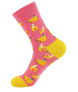 SF246 Pink Banana Socks - Iris Fashion Jewelry