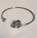 B1131 Silver Tree of Life Bracelet - Iris Fashion Jewelry