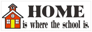 ST-D130 Home School Bumper Sticker