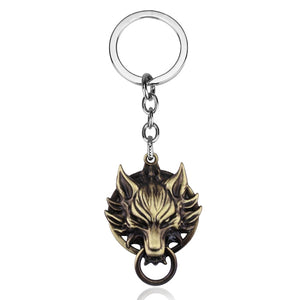 K58 Gold Wolf Keychain - Iris Fashion Jewelry