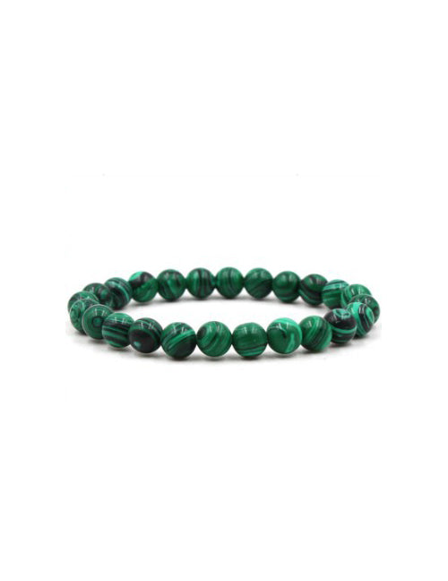 B1255 Green & Black Design Bead Bracelet - Iris Fashion Jewelry