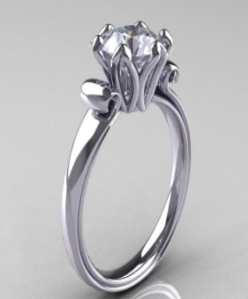 R688 Silver Gemstone Ring - Iris Fashion Jewelry