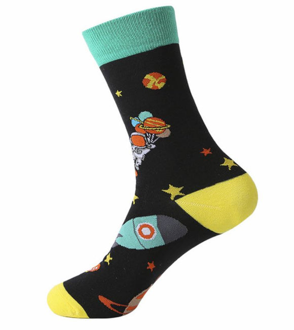 SF678 Black Outer Space Socks - Iris Fashion Jewelry