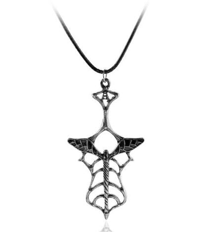 +AZ803 Silver Absinthe Spoon Gothic Fairy Necklace with FREE EARRINGS