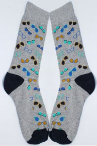 SF1049 Gray Sunglasses Socks