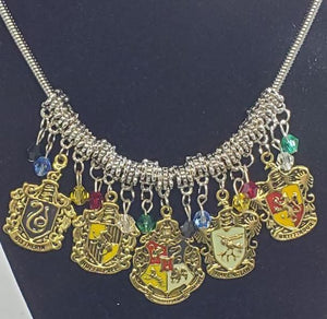 AZ827 School of Magic Charm Necklace with Free Earrings SUPER VALUE!