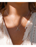 N1213 Silver Mermaid Tail Necklace with FREE Earrings - Iris Fashion Jewelry