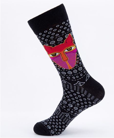 *SF432 Black Cat Socks - Iris Fashion Jewelry