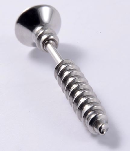 E1051 Silver Screw SINGLE Earring - Iris Fashion Jewelry