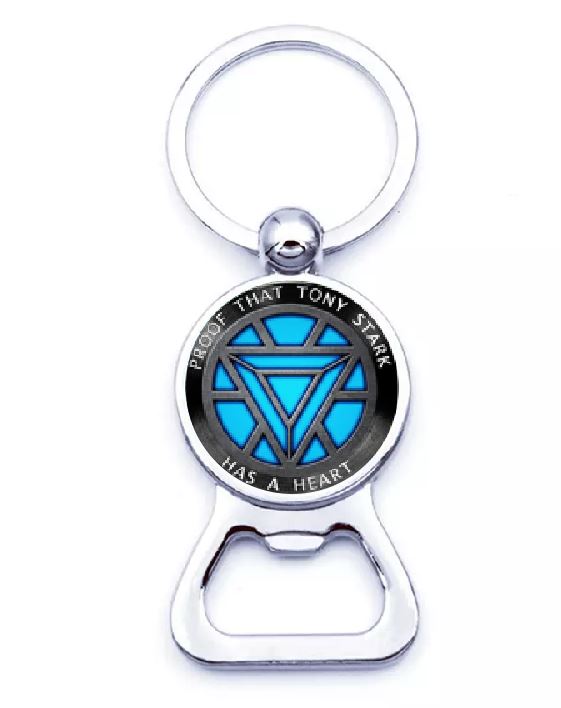 K46 Silver Bottle Opener Keychain - Iris Fashion Jewelry