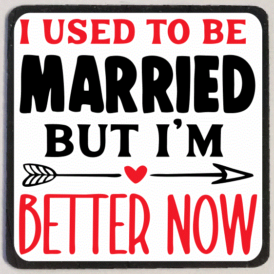 M239 I Used To Be Married Refrigerator Magnet - Iris Fashion Jewelry