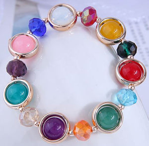 B305 Multi Color Bead Bracelet