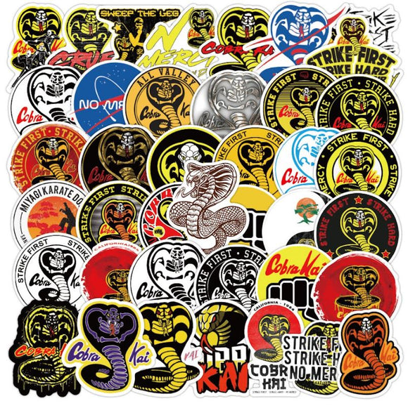 ST38 Cobra 20 Pieces Assorted Stickers