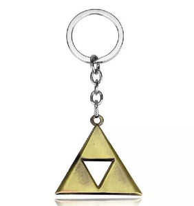 K50 Gold Hollowed Triangle Keychain - Iris Fashion Jewelry