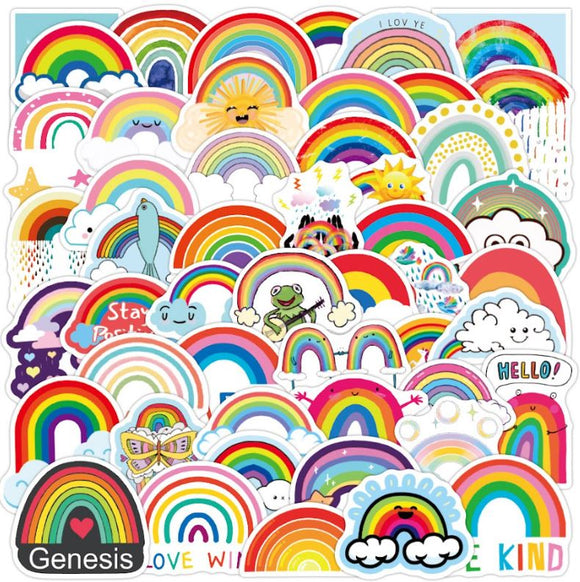 ST44 Rainbow 20 Pieces Assorted Stickers