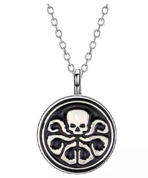AZ40 Silver Skull Octopus Necklace with FREE EARRINGS - Iris Fashion Jewelry