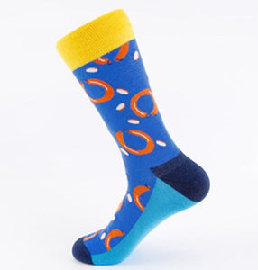 SF385 Royal Blue Animal Twist Balloon Socks - Iris Fashion Jewelry