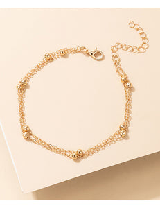 B372 Gold Chain Ankle Bracelet - Iris Fashion Jewelry