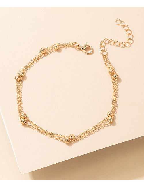 B372 Gold Chain Ankle Bracelet - Iris Fashion Jewelry