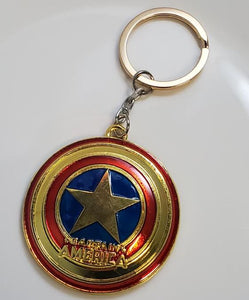 AZ1555 Gold Shield Keychain