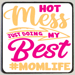 M203 Hot Mess Refrigerator Magnet - Iris Fashion Jewelry