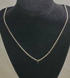 AZ1254 Silver 23" Chain Necklace with Clasp