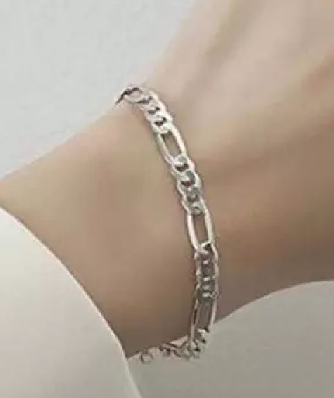AZ324 Silver Chain Bracelet 9