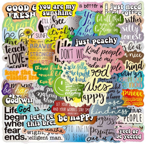 ST41 Inspirational 20 Pieces Assorted Stickers