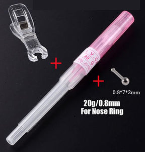 AZ967 Disposable Piercing Set 0.8mm Straight Nose