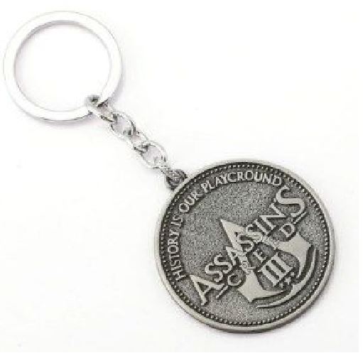 K76 Silver Assassin's Creed Keychain - Iris Fashion Jewelry
