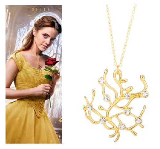 N218 Gold Rhinestone Art Deco Necklace with FREE EARRINGS
