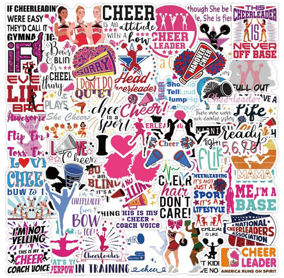 ST54 Cheer 20 Pieces Assorted Stickers