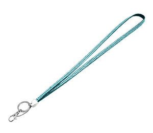 LY24 Light Blue Crystal Lanyard - Iris Fashion Jewelry