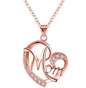 N984 Rose Gold Mom Necklace with FREE Earrings - Iris Fashion Jewelry