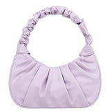 PB172 Lilac Scrunched Design Purse - Iris Fashion Jewelry