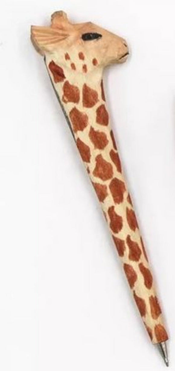 V09 Giraffe Wood Pen - Iris Fashion Jewelry