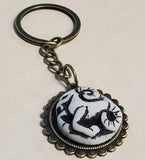 K37 Gold Ram Keychain - Iris Fashion Jewelry