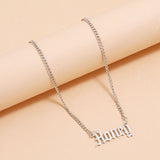 N771 Silver "Honey" Necklace with FREE Earrings - Iris Fashion Jewelry