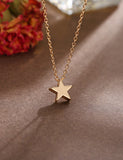 N1243 Gold Dainty Star Necklace with FREE Earrings - Iris Fashion Jewelry