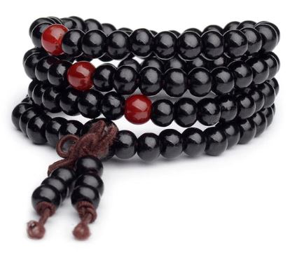 B337 Black Wood Beads Bracelet - Iris Fashion Jewelry