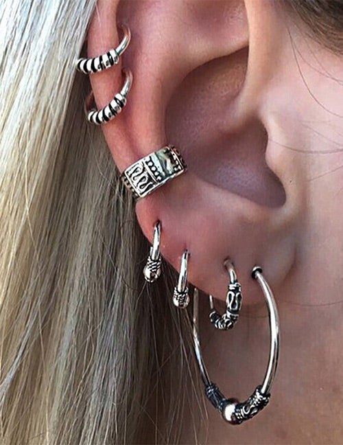 E410 Earring Set 7 Piece - Iris Fashion Jewelry